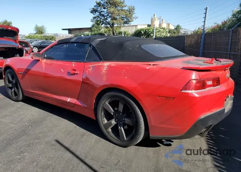 2015 Chevrolet Camaro Lt z USA, uszkodzony, nr VIN 2G1FD3D30F9280904